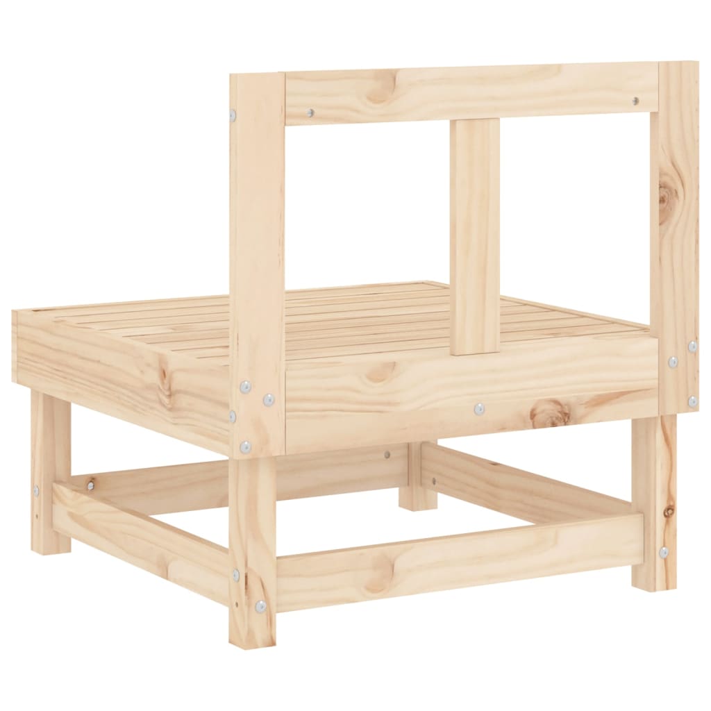 vidaXL Ogrodowa sofa środkowa, lite drewno sosnowe