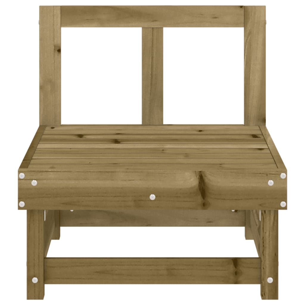 vidaXL Ogrodowa sofa środkowa, impregnowane drewno sosnowe