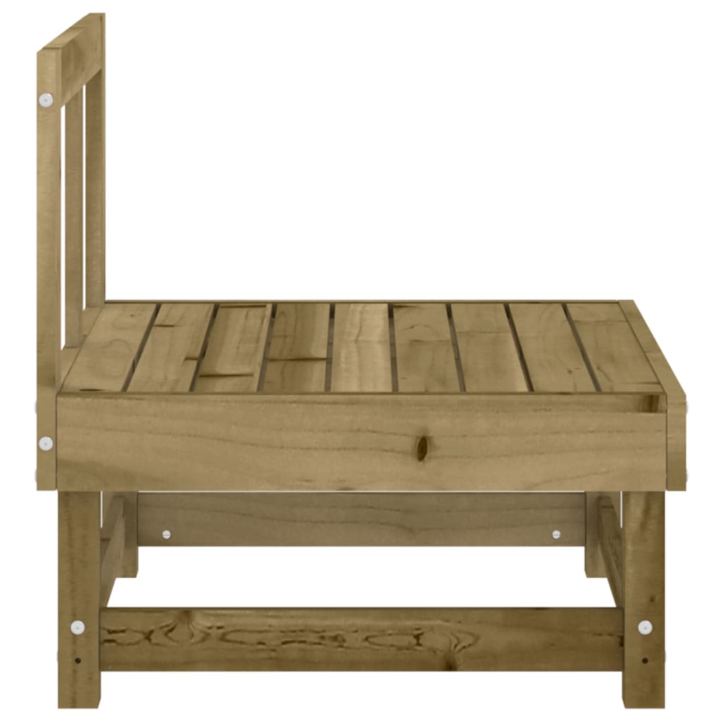 vidaXL Ogrodowa sofa środkowa, impregnowane drewno sosnowe