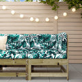vidaXL Ogrodowa sofa narożna, impregnowane drewno sosnowe