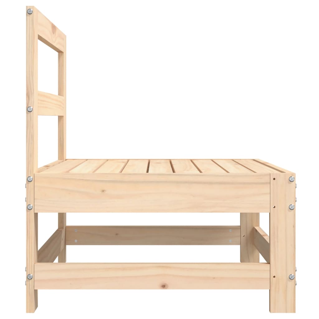 vidaXL Ogrodowa sofa środkowa, lite drewno sosnowe