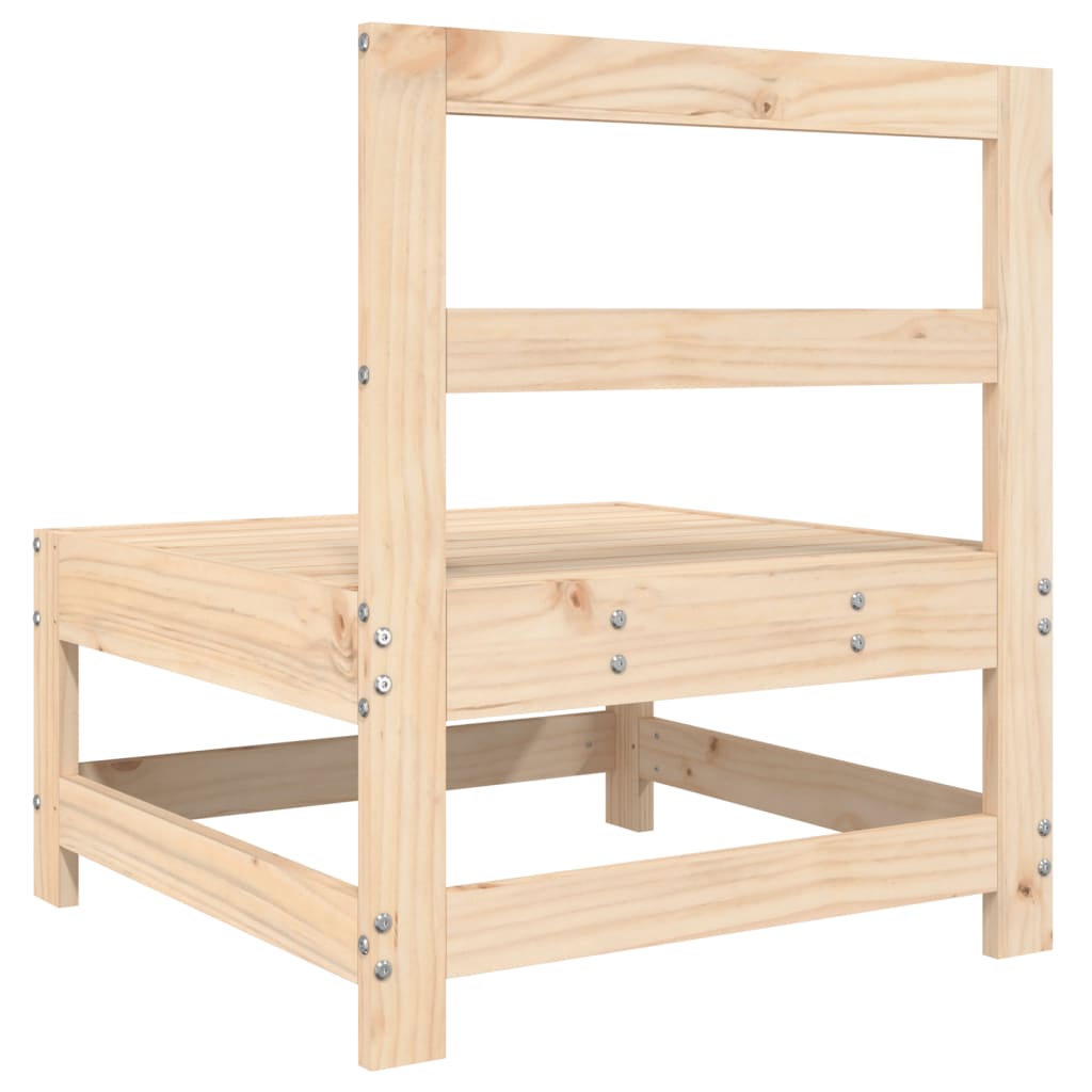 vidaXL Ogrodowa sofa środkowa, lite drewno sosnowe