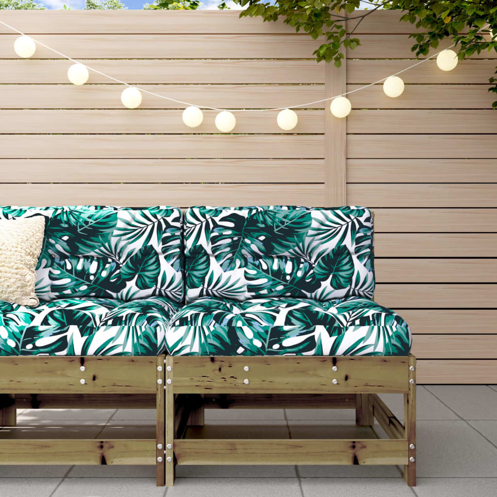 vidaXL Ogrodowa sofa środkowa, impregnowane drewno sosnowe