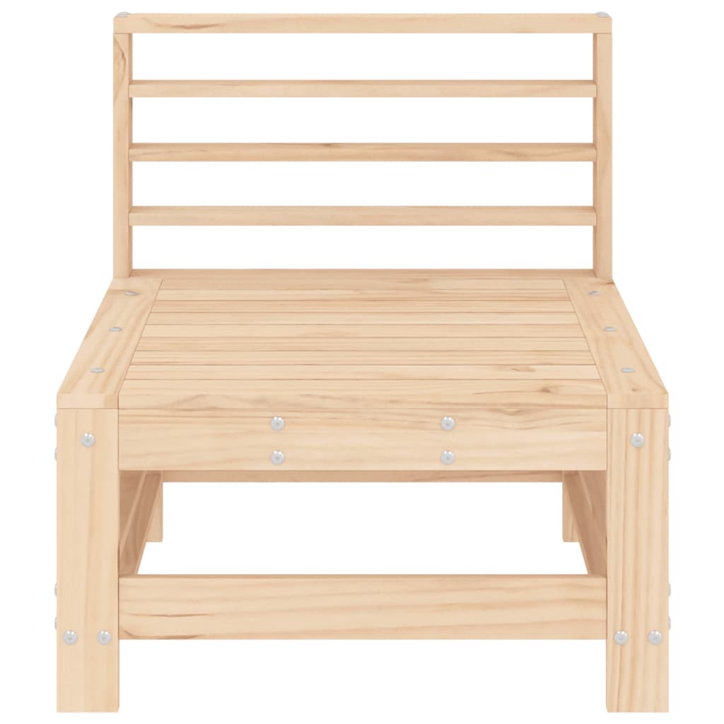 vidaXL Ogrodowa sofa środkowa, lite drewno sosnowe