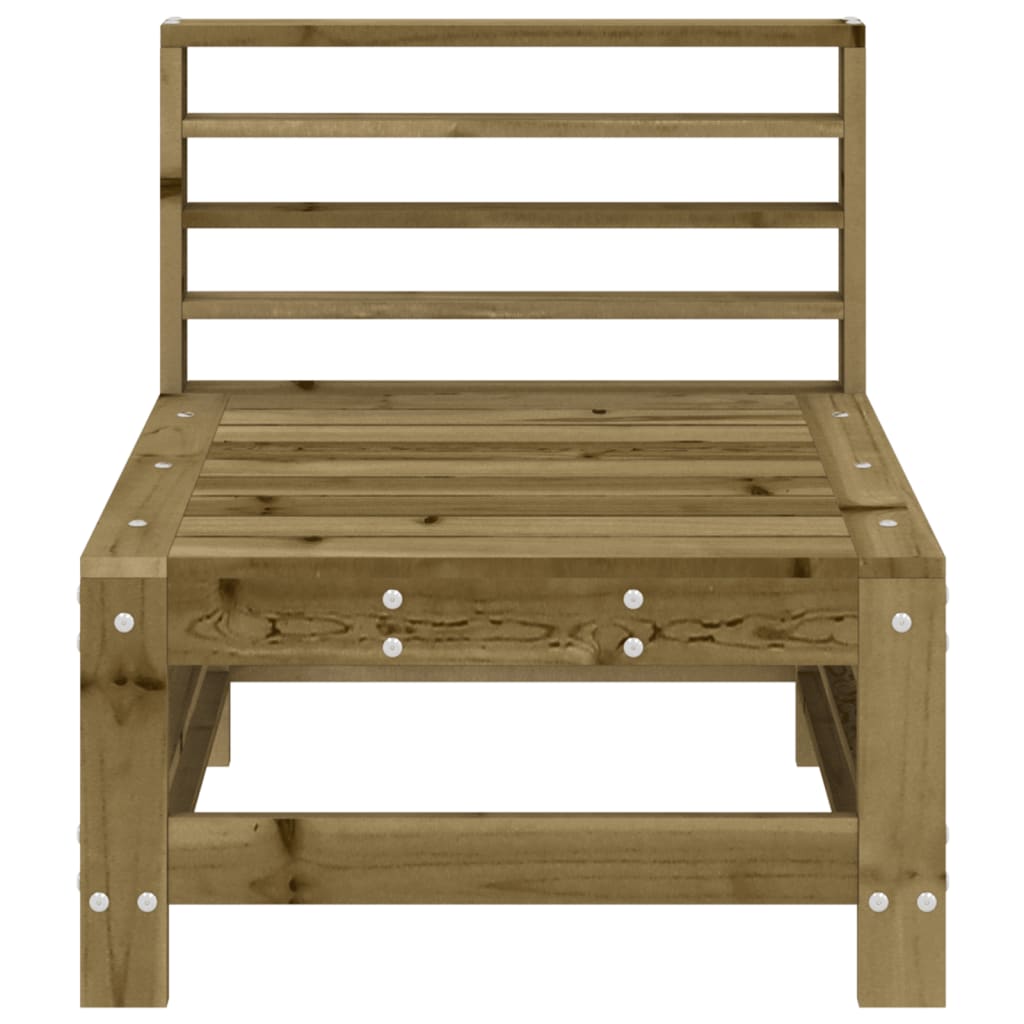 vidaXL Ogrodowa sofa środkowa, impregnowane drewno sosnowe