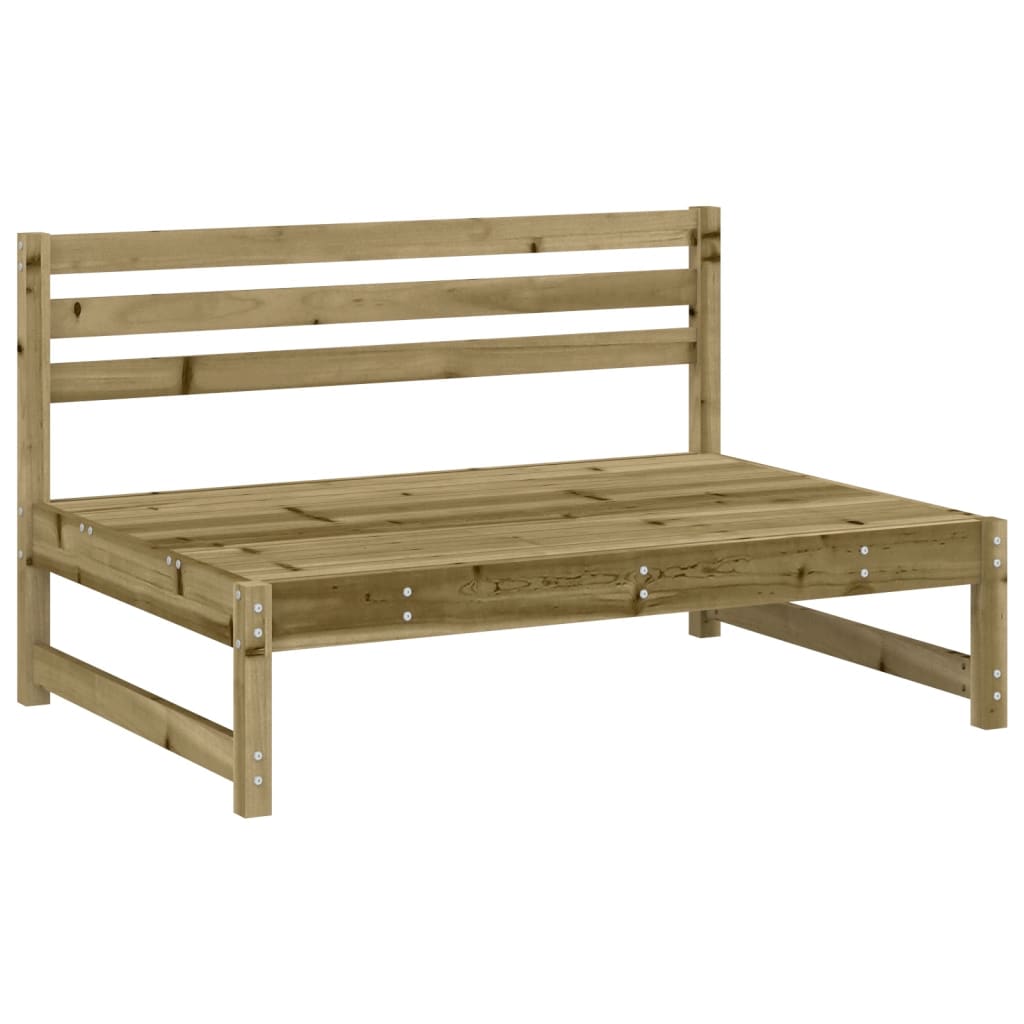 vidaXL Sofa środkowa do ogrodu, 120x80 cm, impregnowane drewno sosnowe