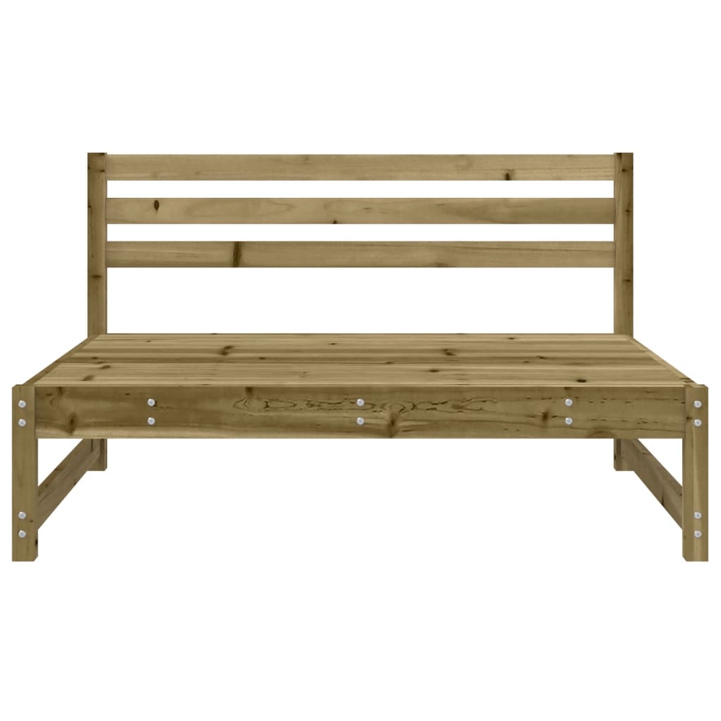 vidaXL Sofa środkowa do ogrodu, 120x80 cm, impregnowane drewno sosnowe