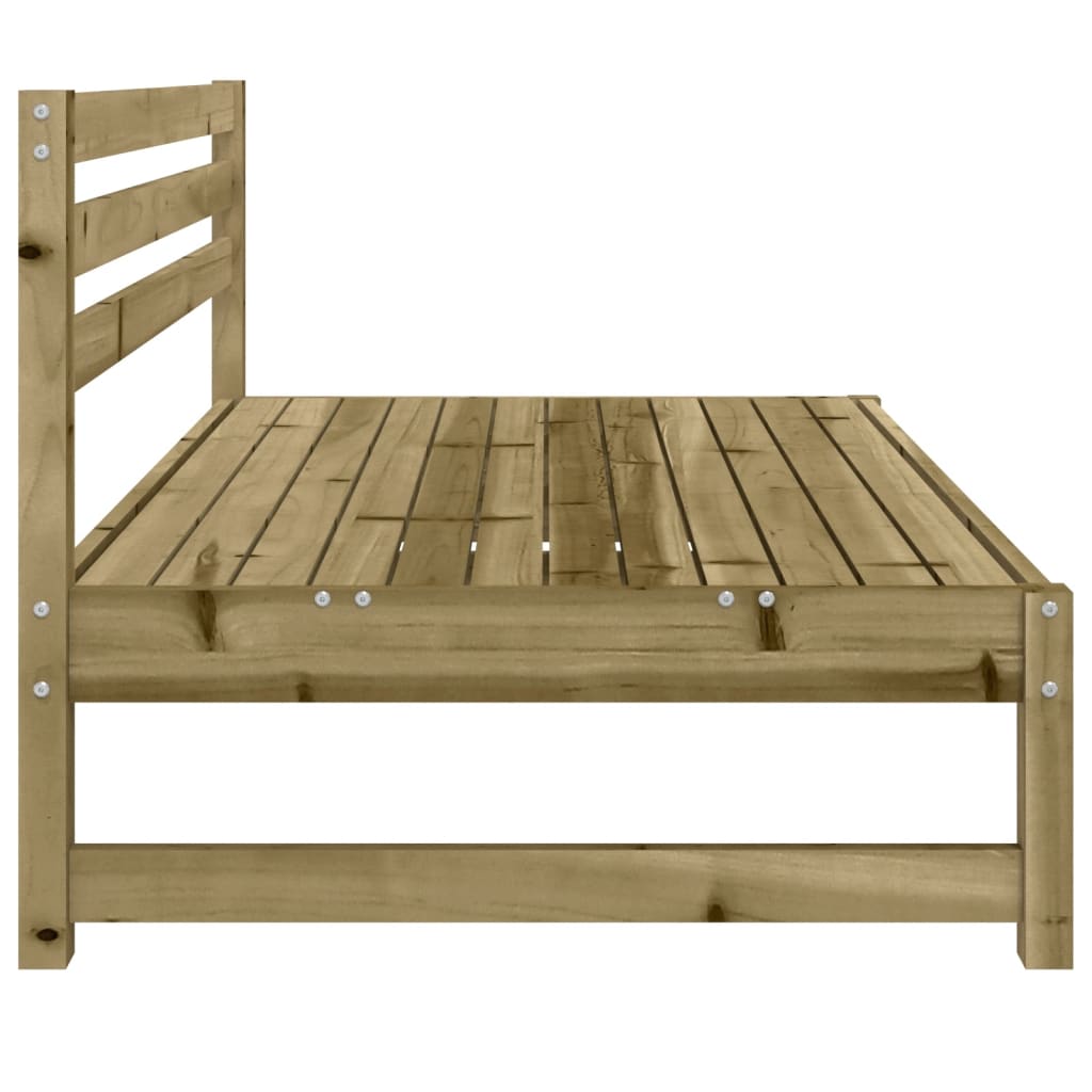 vidaXL Sofa środkowa do ogrodu, 120x80 cm, impregnowane drewno sosnowe