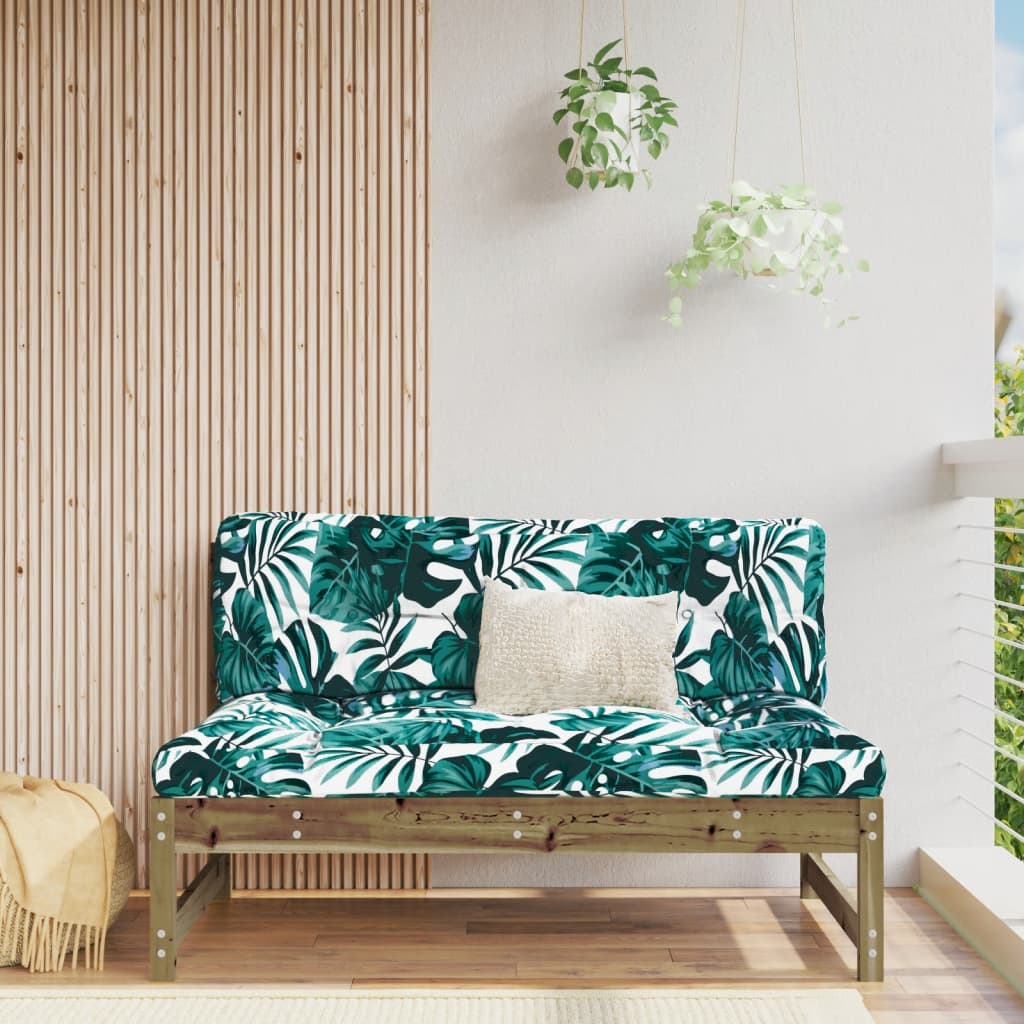 vidaXL Sofa środkowa do ogrodu, 120x80 cm, impregnowane drewno sosnowe