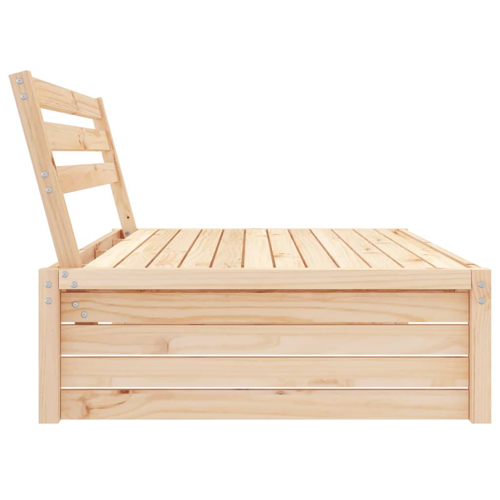vidaXL Sofa środkowa do ogrodu, 120x80 cm, lite drewno sosnowe