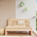 vidaXL Sofa środkowa do ogrodu, 120x80 cm, lite drewno sosnowe
