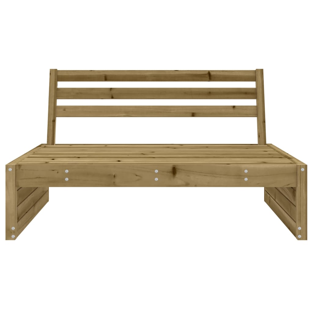 vidaXL Sofa środkowa do ogrodu, 120x80 cm, impregnowane drewno sosnowe