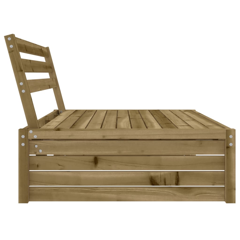 vidaXL Sofa środkowa do ogrodu, 120x80 cm, impregnowane drewno sosnowe