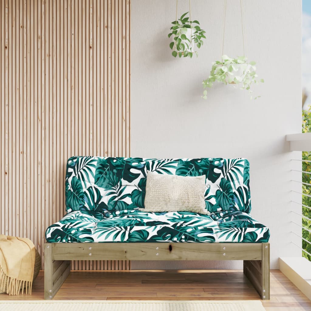 vidaXL Sofa środkowa do ogrodu, 120x80 cm, impregnowane drewno sosnowe