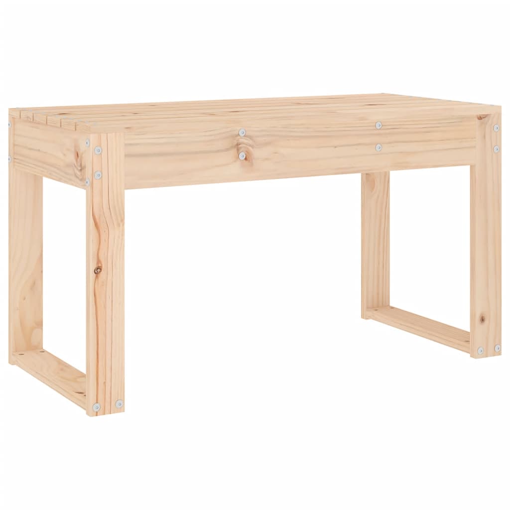 vidaXL Ławka ogrodowa, 80x38x45 cm, lite drewno sosnowe