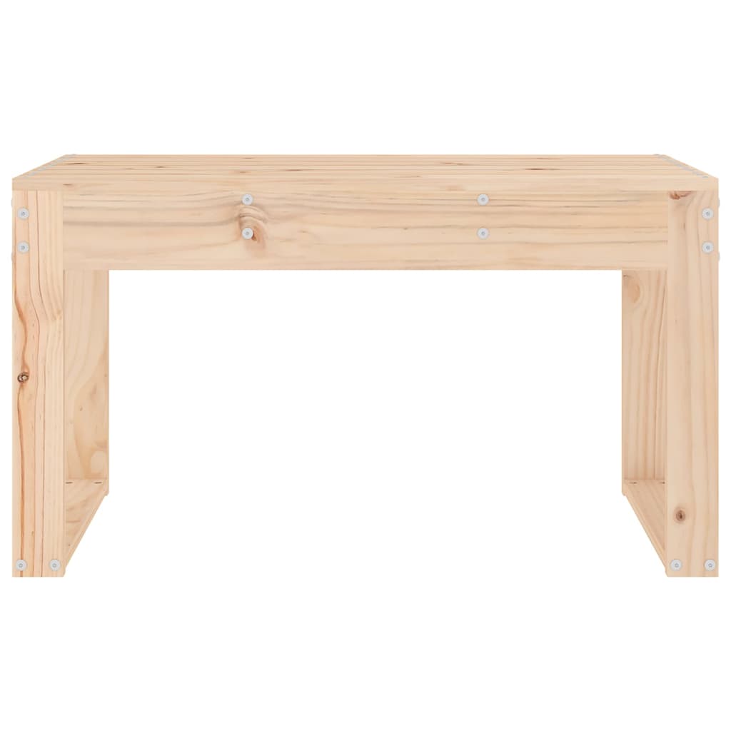 vidaXL Ławka ogrodowa, 80x38x45 cm, lite drewno sosnowe