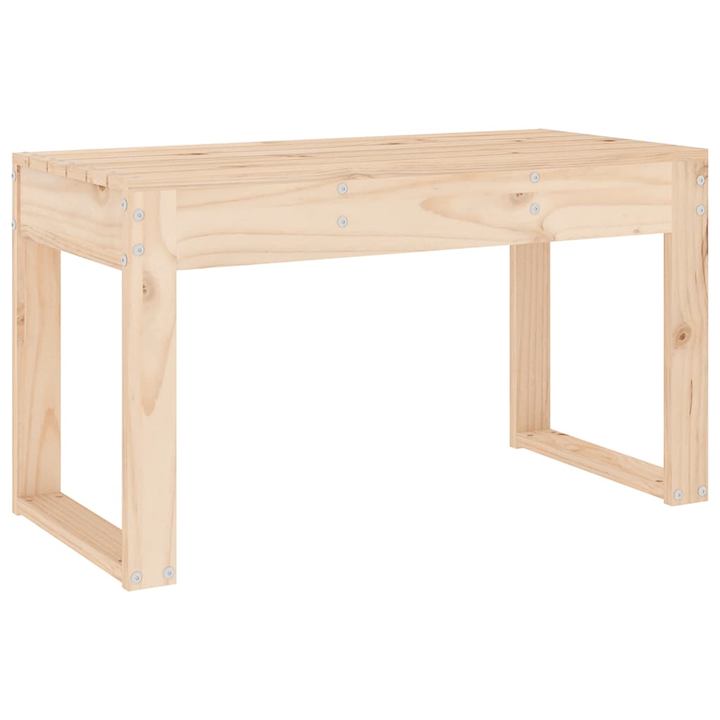 vidaXL Ławka ogrodowa, 80x38x45 cm, lite drewno sosnowe