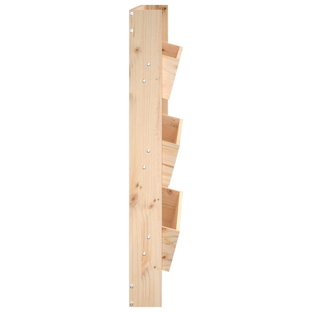 vidaXL Donica ścienna, 3-poziomowa, 60x18,5x110 cm, sosnowa