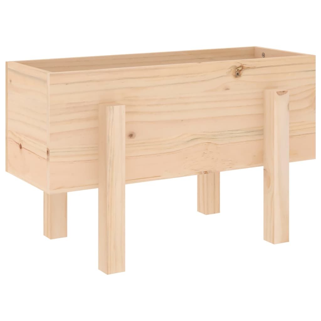 vidaXL Donica ogrodowa, 62x30x38 cm, lite drewno sosnowe