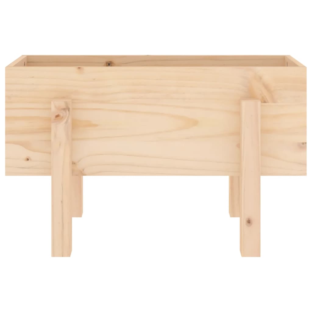 vidaXL Donica ogrodowa, 62x30x38 cm, lite drewno sosnowe