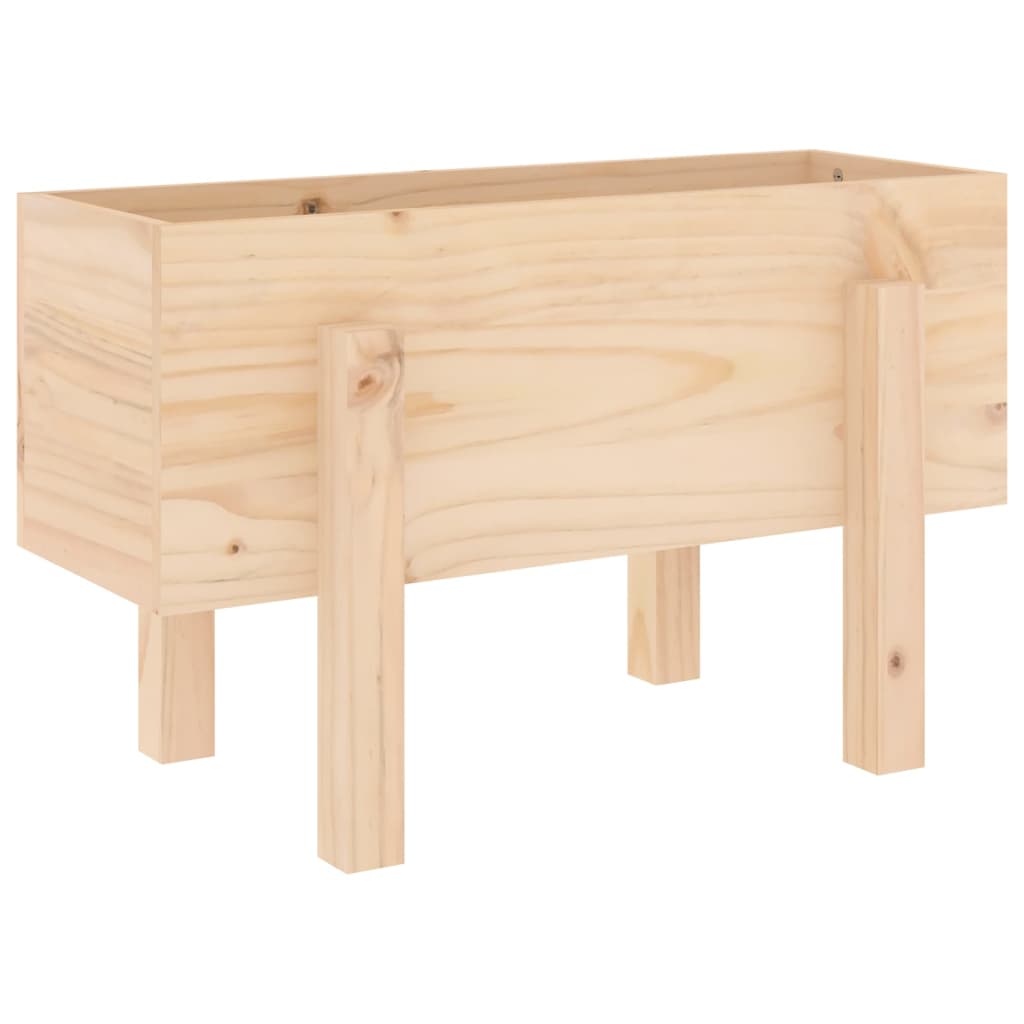 vidaXL Donica ogrodowa, 62x30x38 cm, lite drewno sosnowe