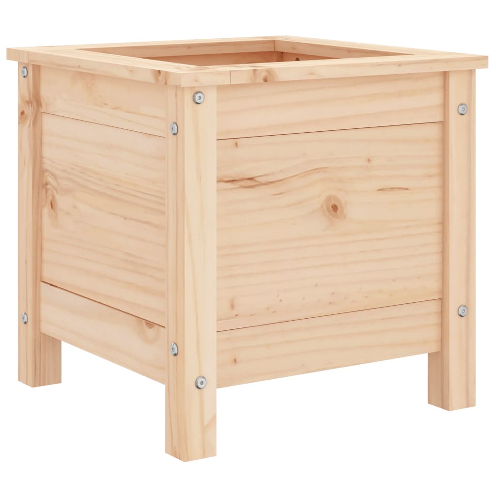 vidaXL Donica ogrodowa, 40x40x39 cm, lite drewno sosnowe