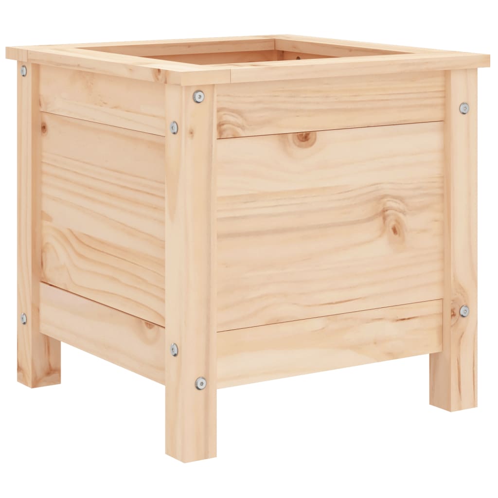 vidaXL Donica ogrodowa, 40x40x39 cm, lite drewno sosnowe