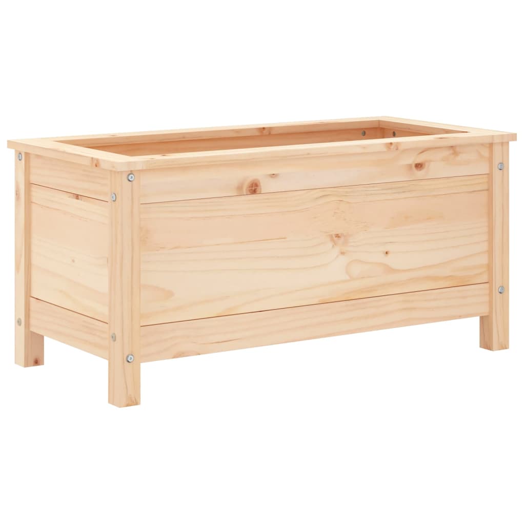 vidaXL Donica ogrodowa, 82,5x40x39 cm, lite drewno sosnowe