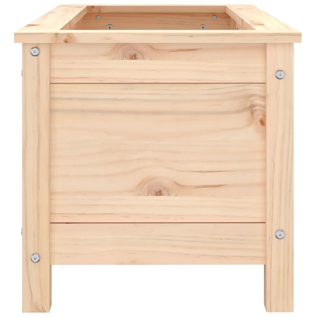 vidaXL Donica ogrodowa, 82,5x40x39 cm, lite drewno sosnowe