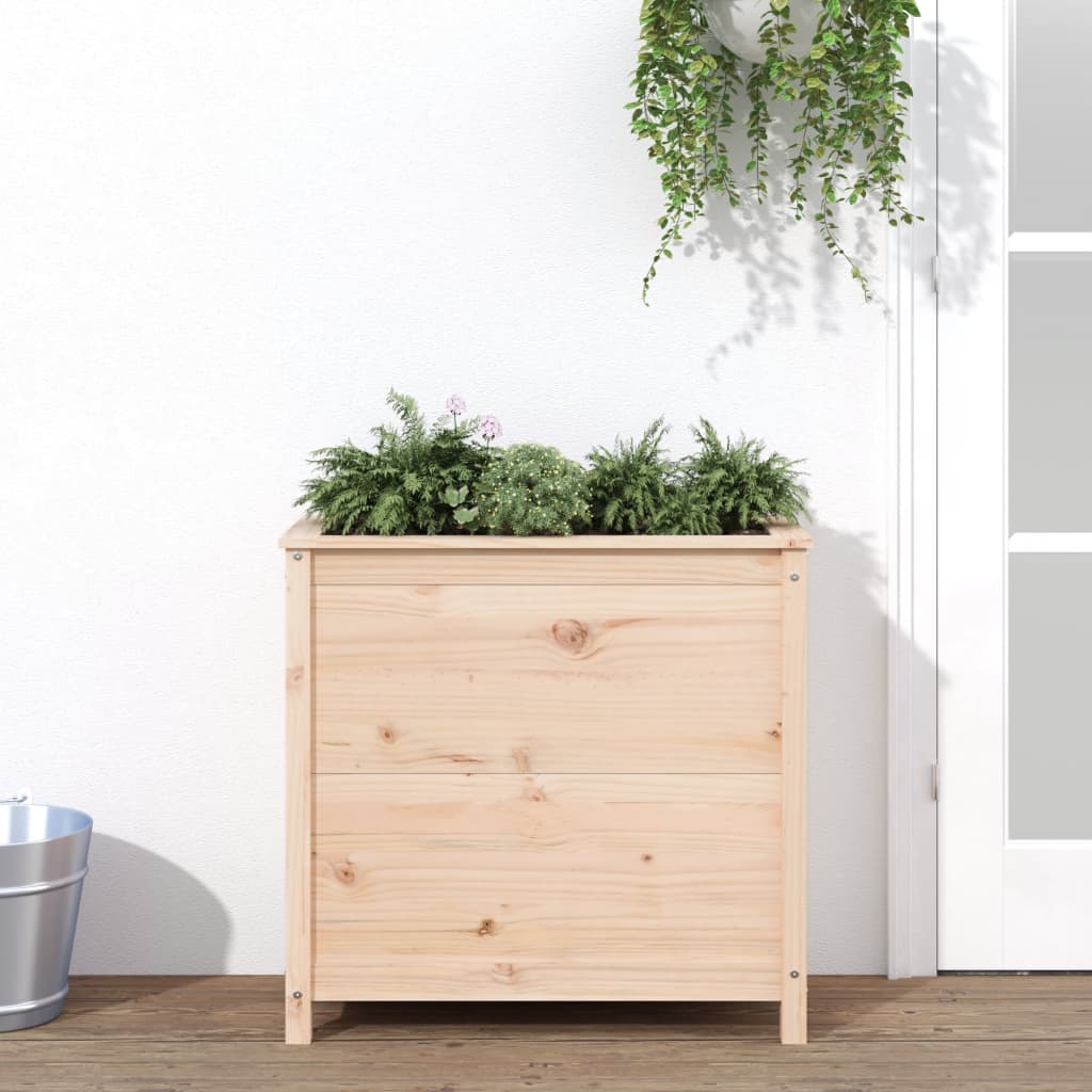 vidaXL Donica ogrodowa, 82,5x40x78 cm, lite drewno sosnowe