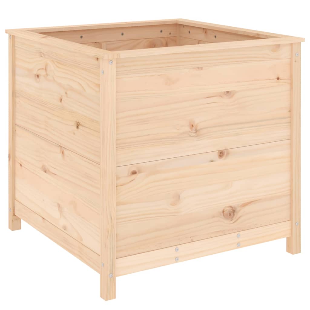 vidaXL Donica ogrodowa, 82,5x82,5x78 cm, lite drewno sosnowe
