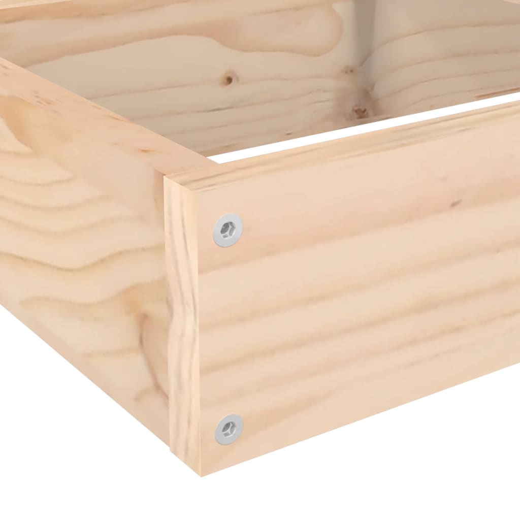 vidaXL Donica ogrodowa 4-poziomowa 106x104,5x36 cm Drewno lite sosnowe