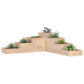 vidaXL Donica ogrodowa 4-poziomowa 106x104,5x36 cm Drewno lite sosnowe
