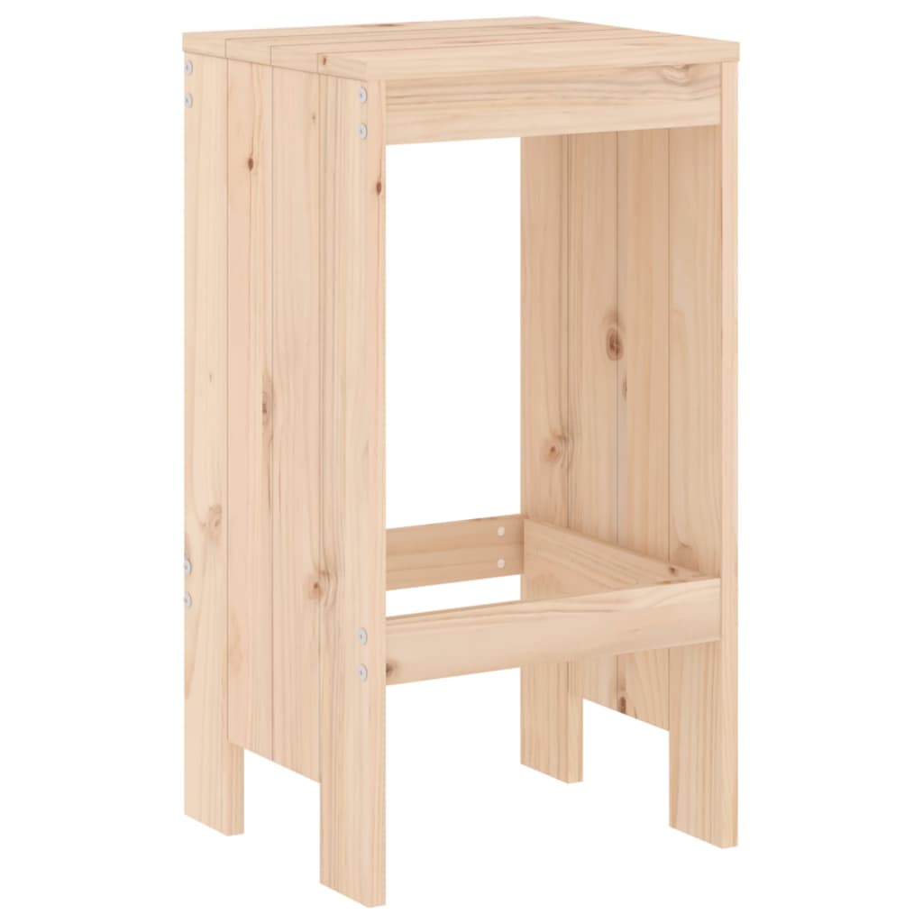 vidaXL Stołki barowe, 2 szt., 40x36x75 cm, lite drewno sosnowe