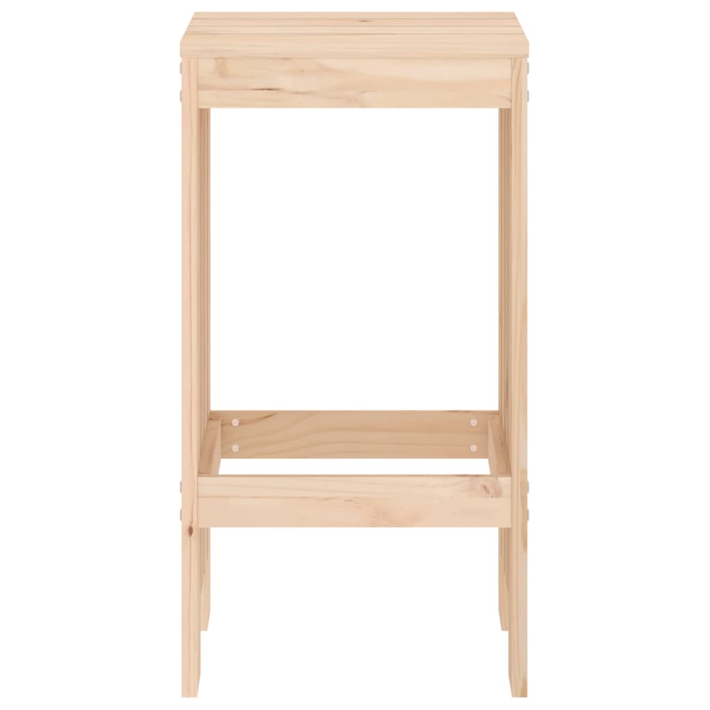 vidaXL Stołki barowe, 2 szt., 40x36x75 cm, lite drewno sosnowe