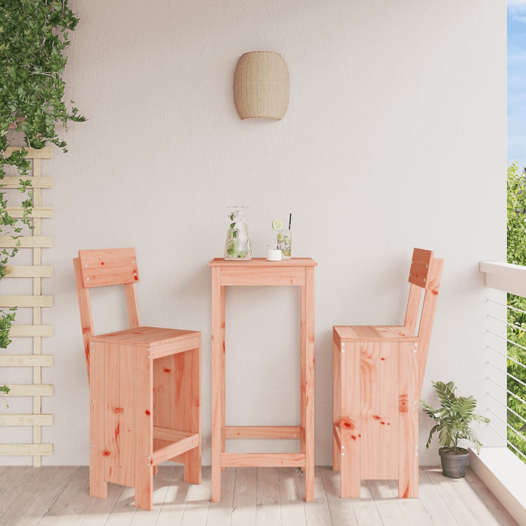 vidaXL Stołki barowe, 2 szt., 40x48,5x115,5 cm, lite drewno daglezjowe