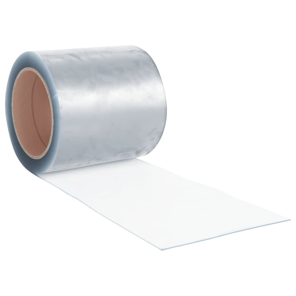 vidaXL Kurtyna paskowa, przezroczysta, 200 mm x 1,6 mm, 10 m, PVC