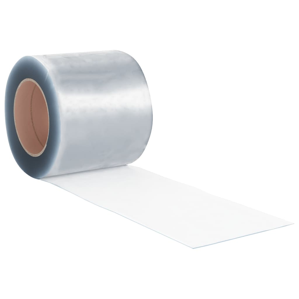 vidaXL Kurtyna paskowa, przezroczysta, 200 mm x 1,6 mm, 50 m, PVC