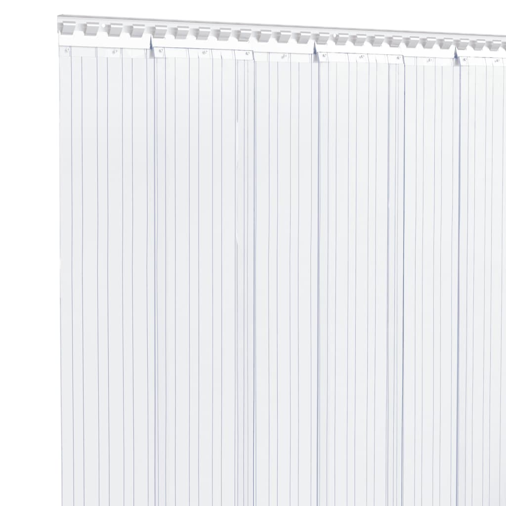 vidaXL Kurtyna paskowa, przezroczysta, 300 mm x 2,6 mm, 10 m, PVC
