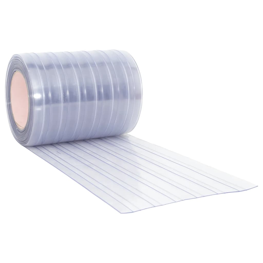 vidaXL Kurtyna paskowa, przezroczysta, 300 mm x 2,6 mm, 10 m, PVC