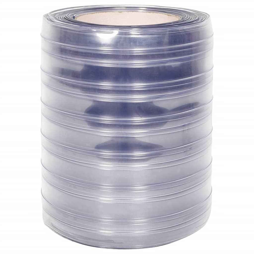 vidaXL Kurtyna paskowa, przezroczysta, 300 mm x 2,6 mm, 10 m, PVC