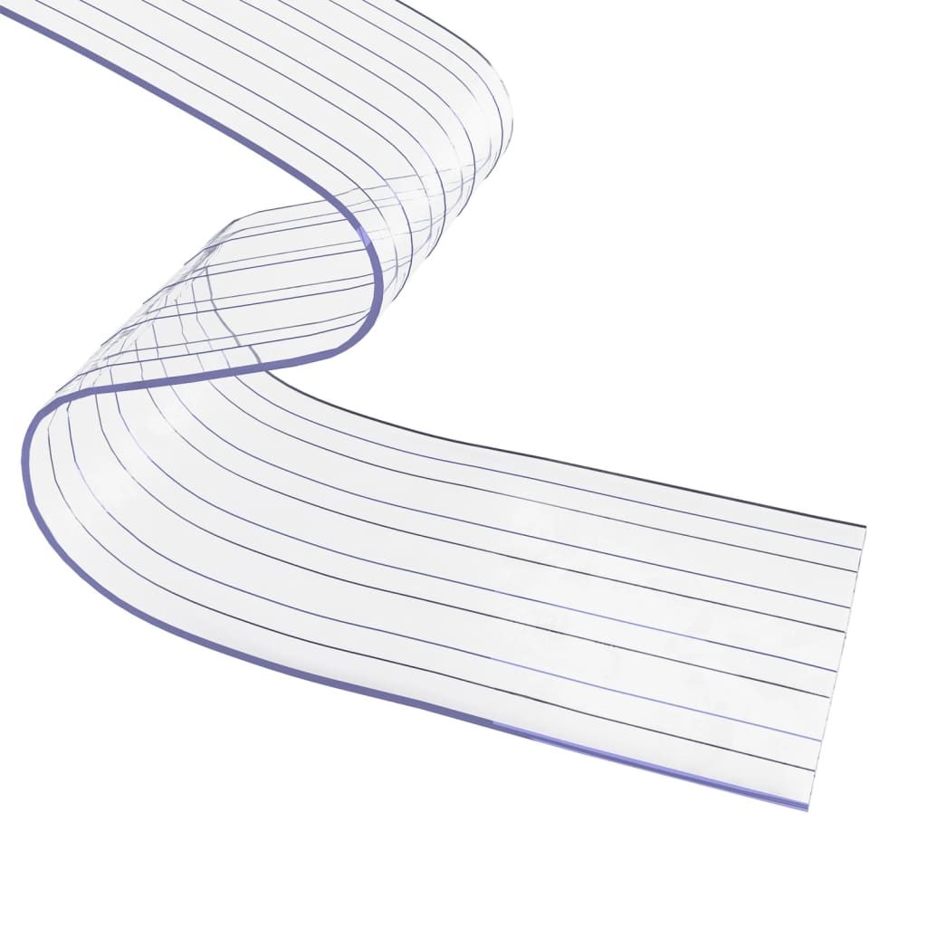 vidaXL Kurtyna paskowa, przezroczysta, 300 mm x 2,6 mm, 10 m, PVC