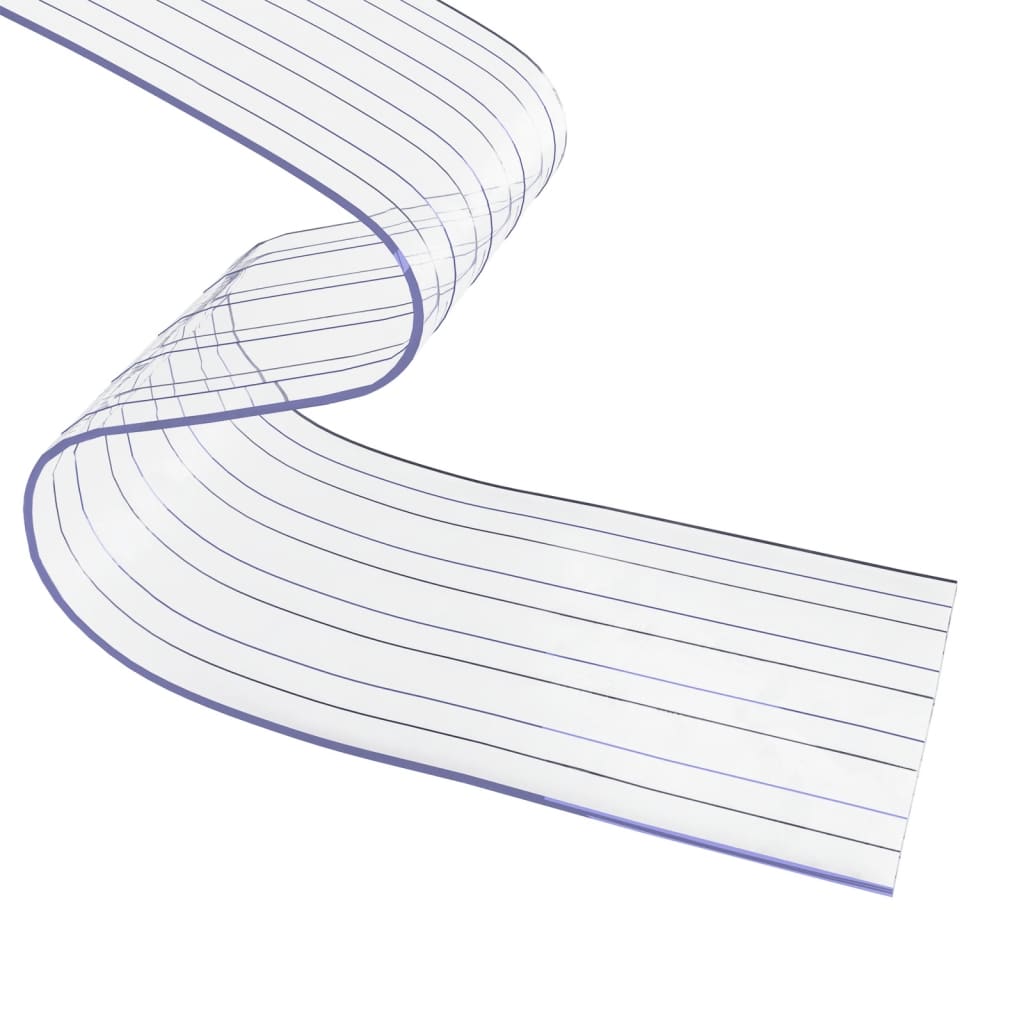 vidaXL Kurtyna paskowa, przezroczysta, 300 mm x 2,6 mm, 25 m, PVC