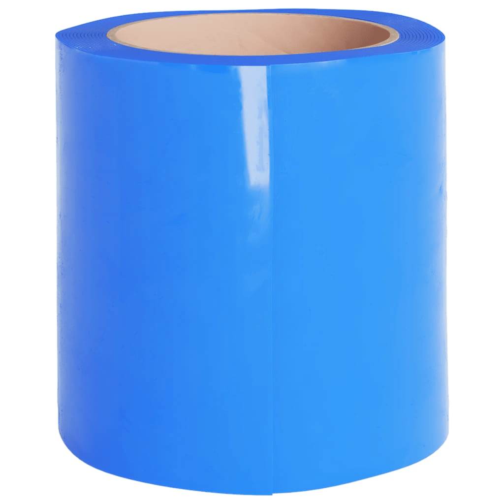 vidaXL Kurtyna paskowa, niebieska, 200 mm x 1,6 mm, 10 m, PVC