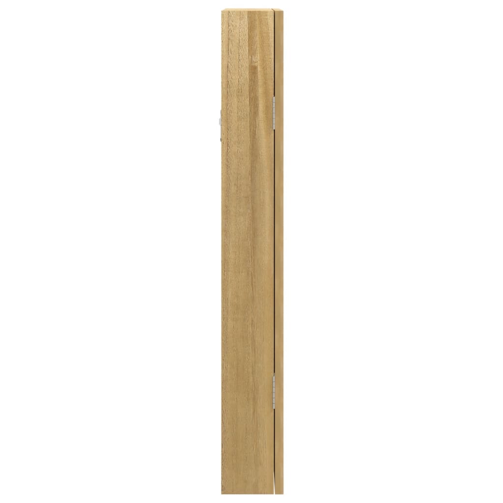 vidaXL Wisząca szafka na biżuterię, z lustrem, 30x8,5x67 cm