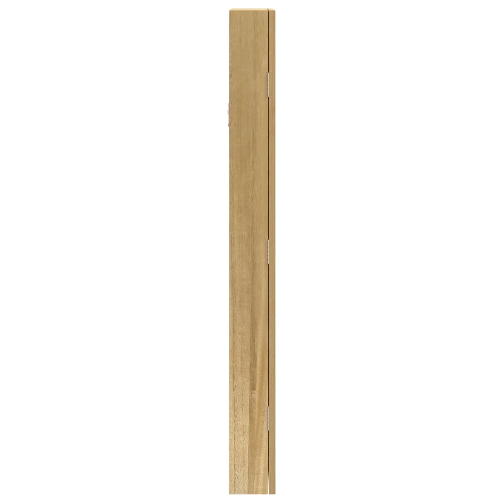 vidaXL Wisząca szafka na biżuterię, z lustrem, 30x8,5x90 cm