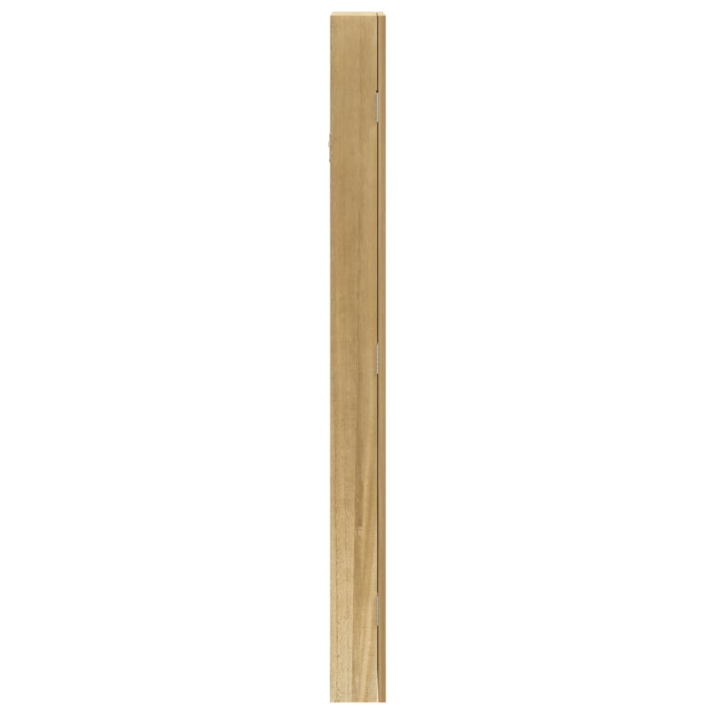 vidaXL Wisząca szafka na biżuterię, z lustrem, 30x8,5x106 cm