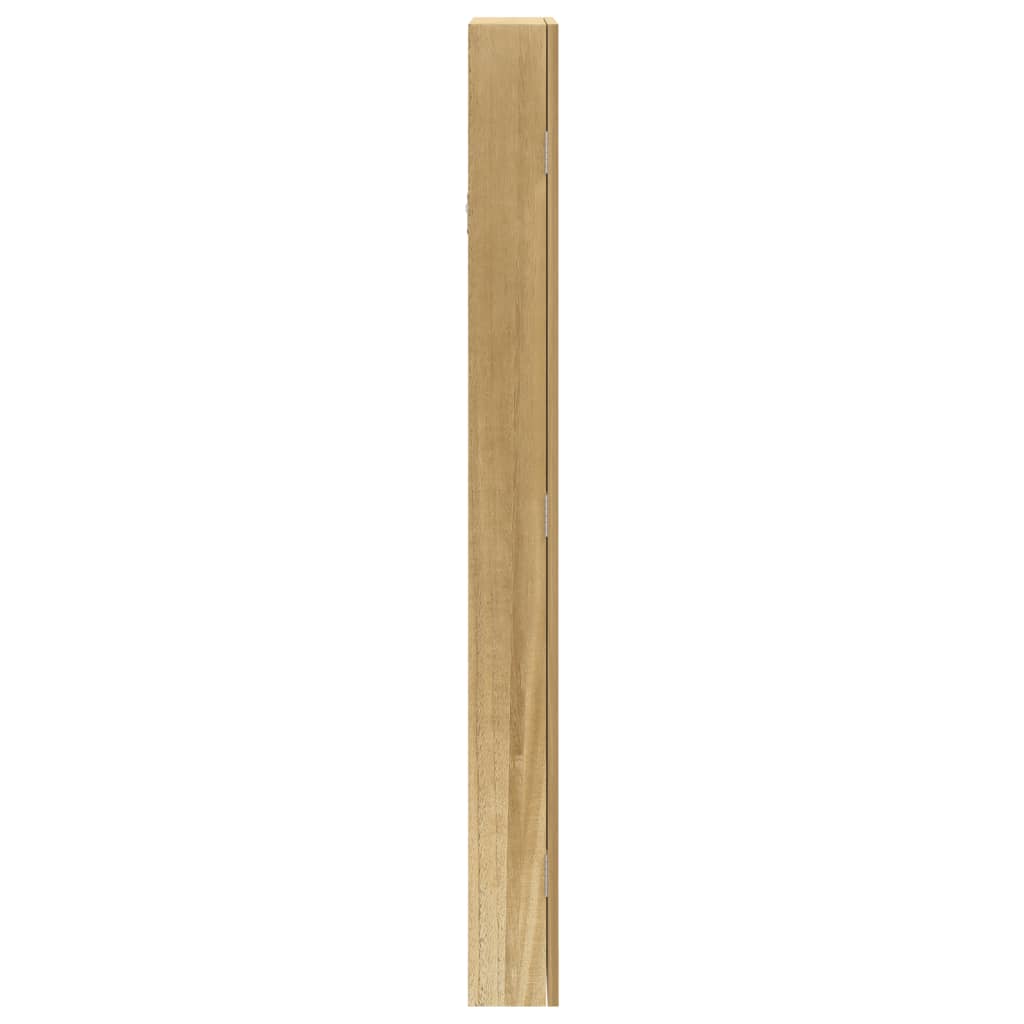 vidaXL Wisząca szafka na biżuterię, z lustrem, 37,5x10x106 cm