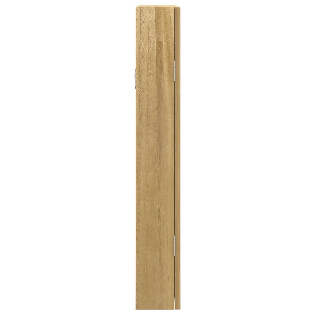 vidaXL Wisząca szafka na biżuterię, z lustrem, 37,5x10x67 cm