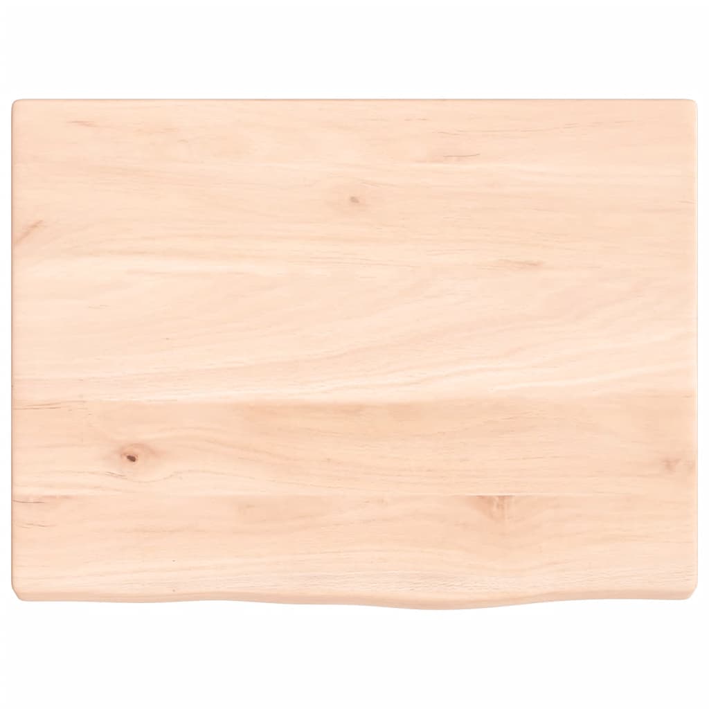 vidaXL Półka, 40x30x2 cm, surowe lite drewno dębowe